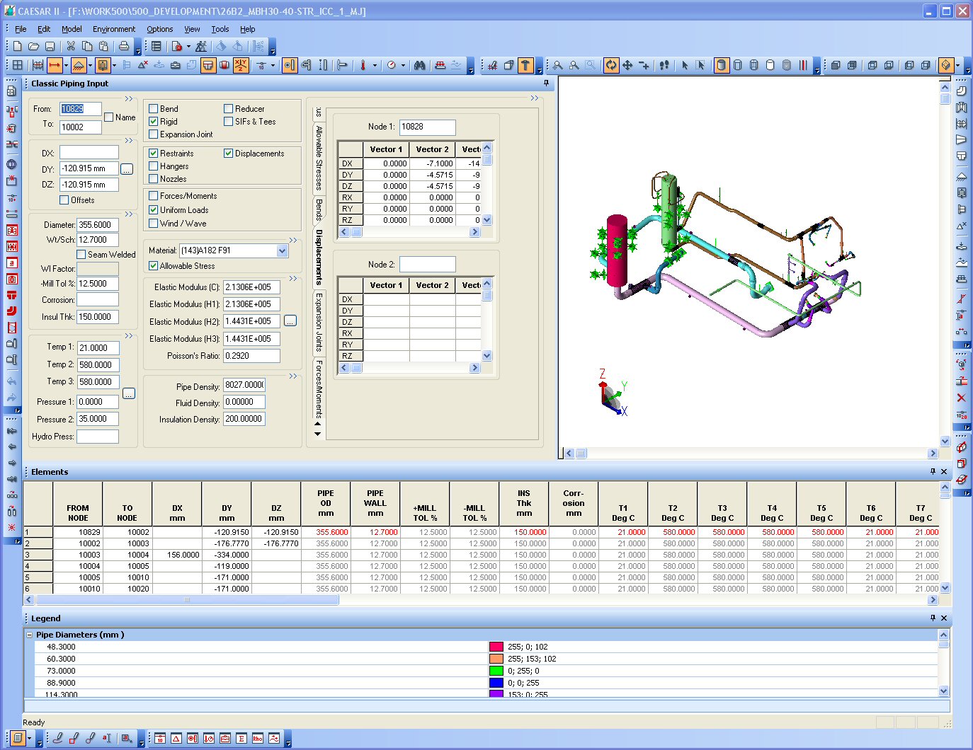 Kursus: PIPING STRESS ANALYSIS. (caesar II) | Piping | AMD Engineering